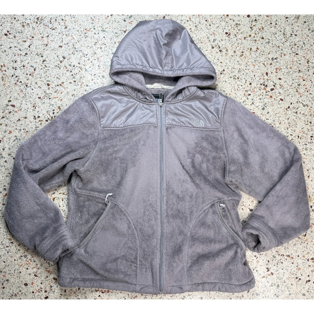 The North Face Women's Full Zip Long Sleeve Hooded Fleece Jacket Size XL